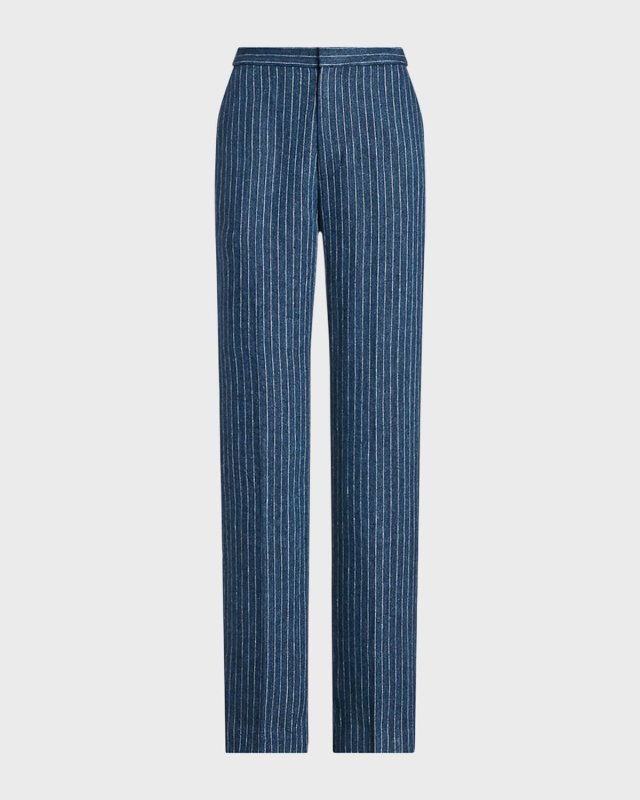 Pinstripe Linen Pants